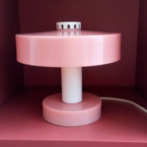 Petite lampe vintage rose