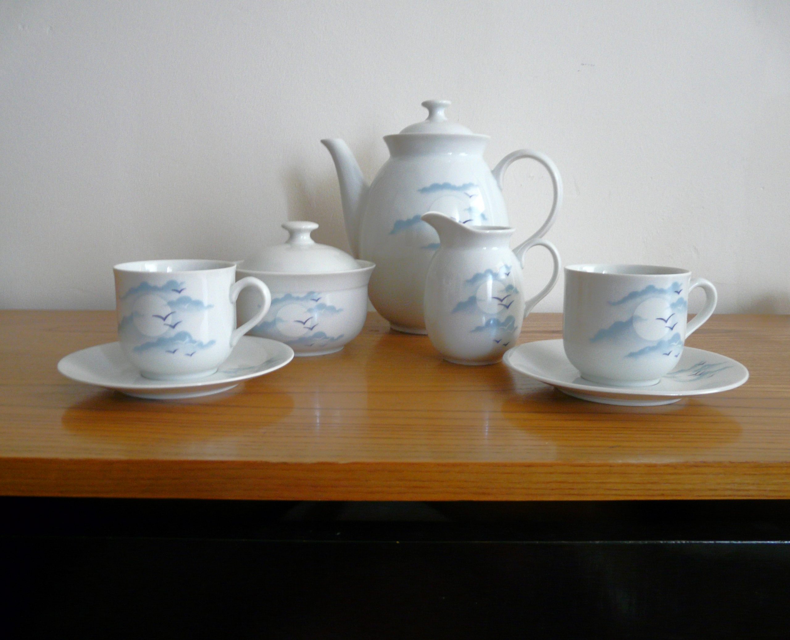 Service à café en porcelaine vintage