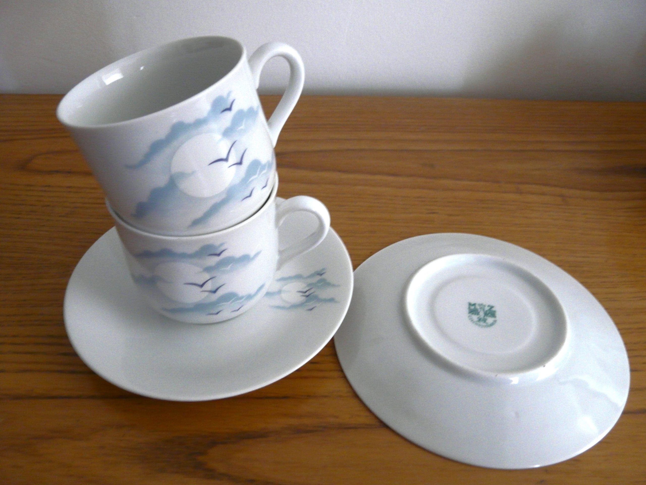 Service à café en porcelaine vintage