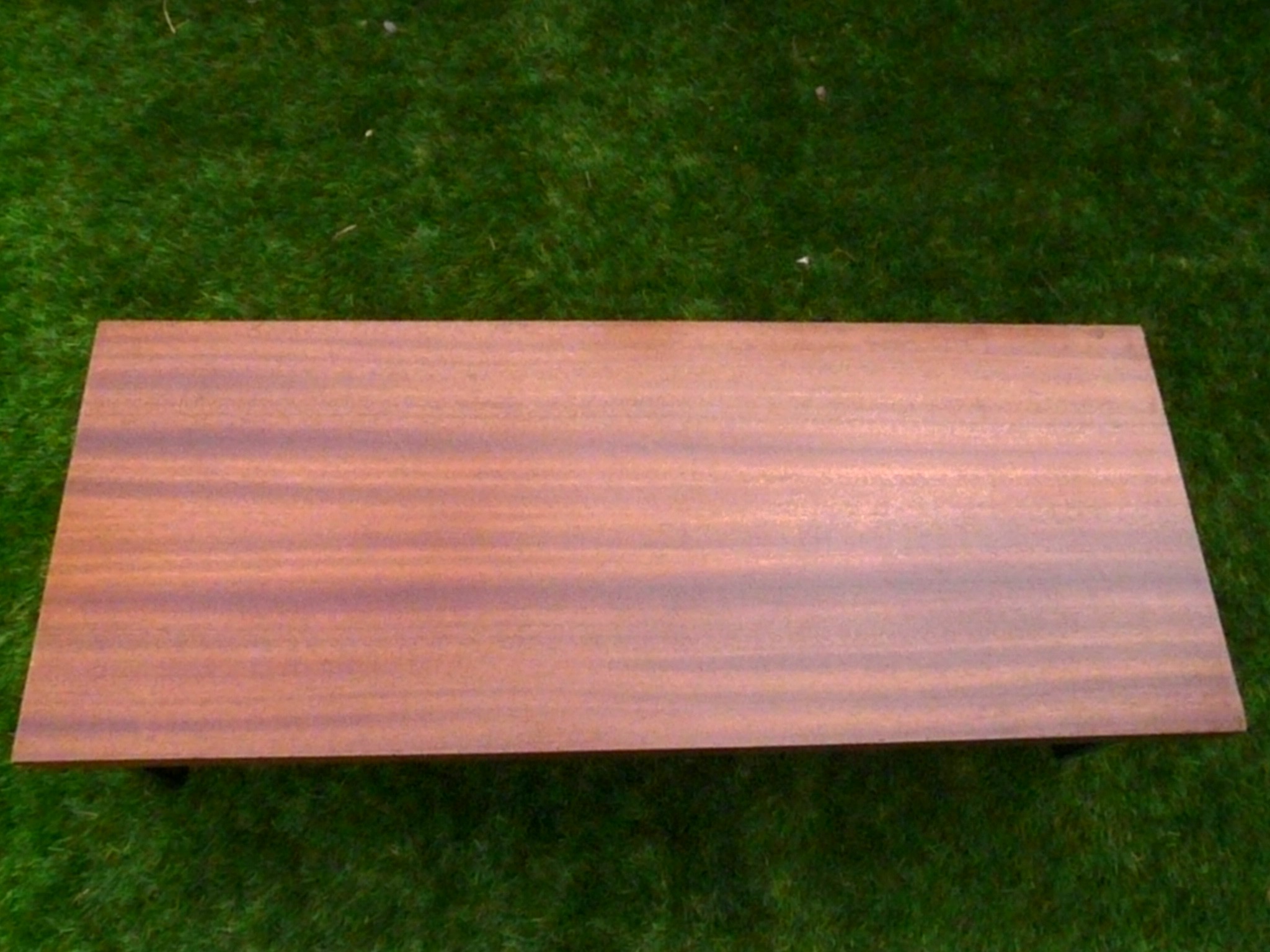 Table basse bois métal vintage