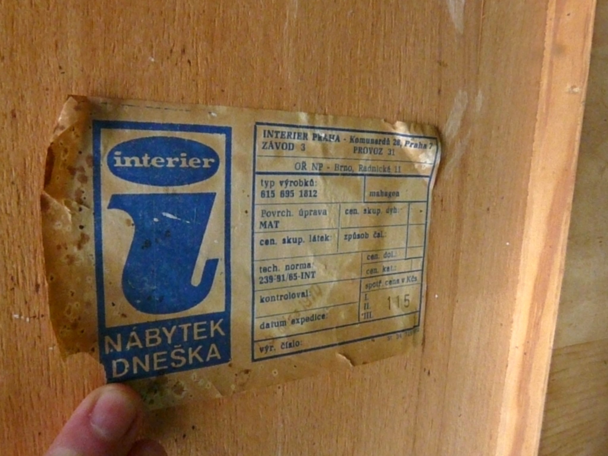 Table basse bois métal vintage