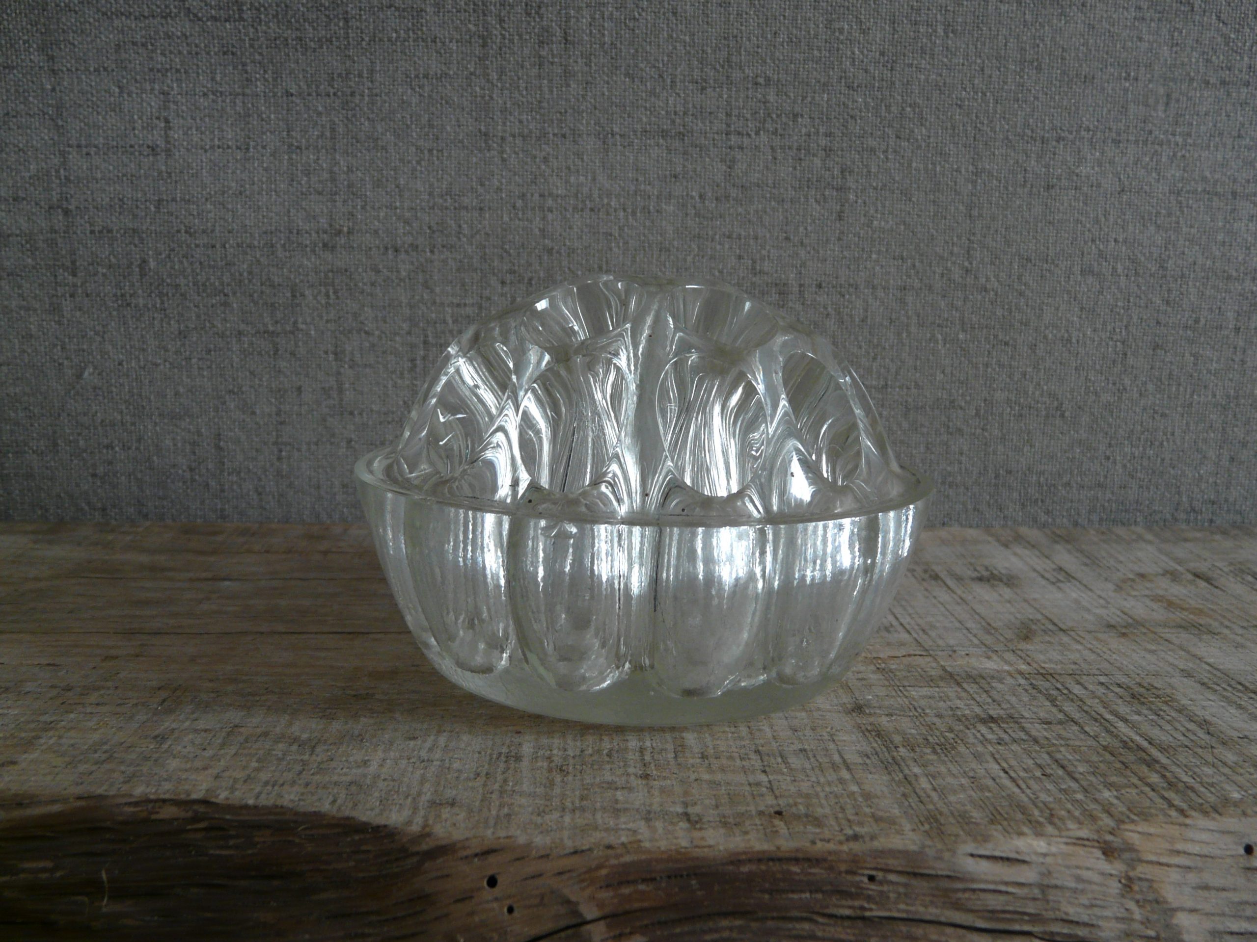 Porte stylo vintage en verre