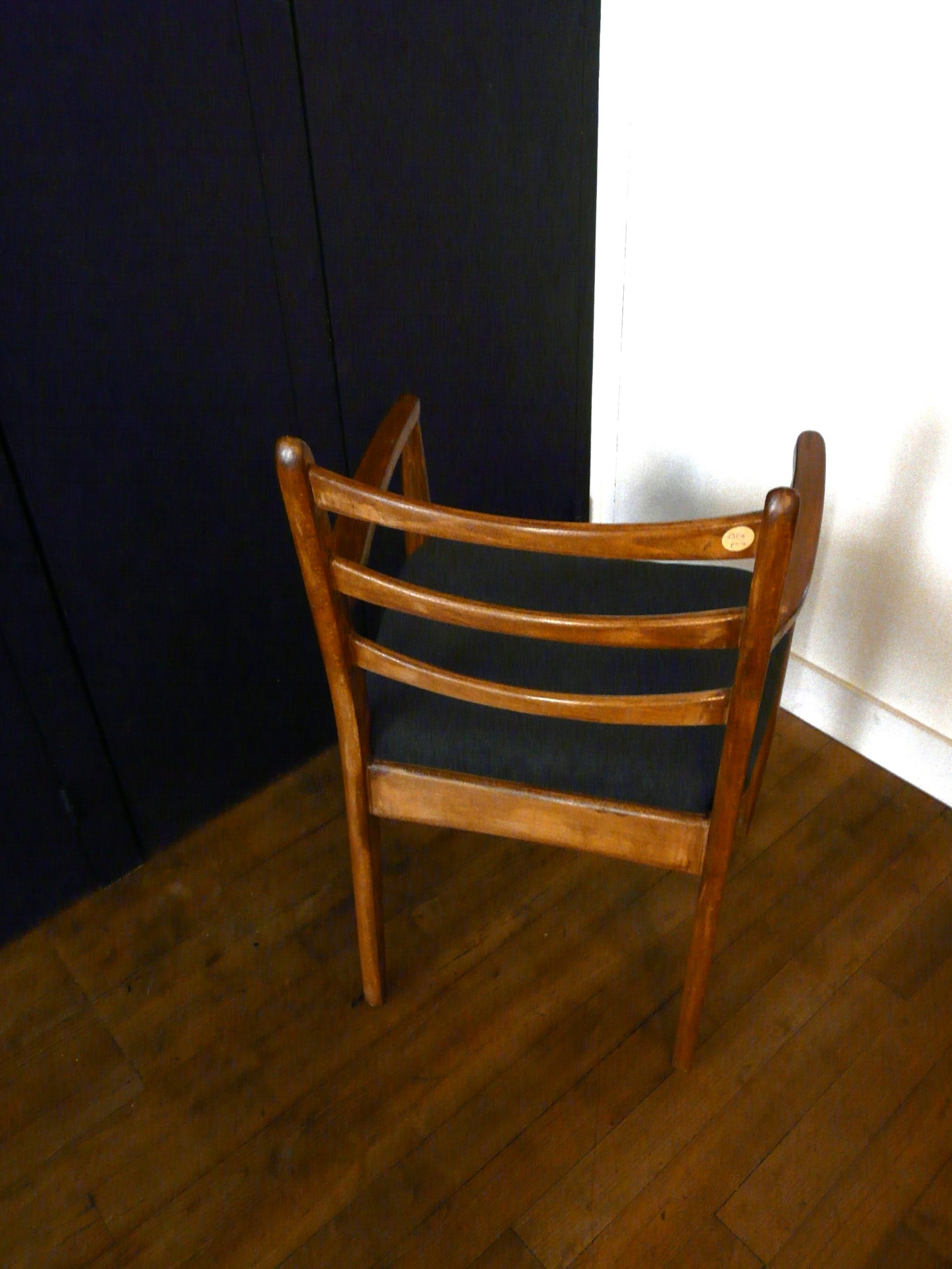 Fauteuil en bois vintage