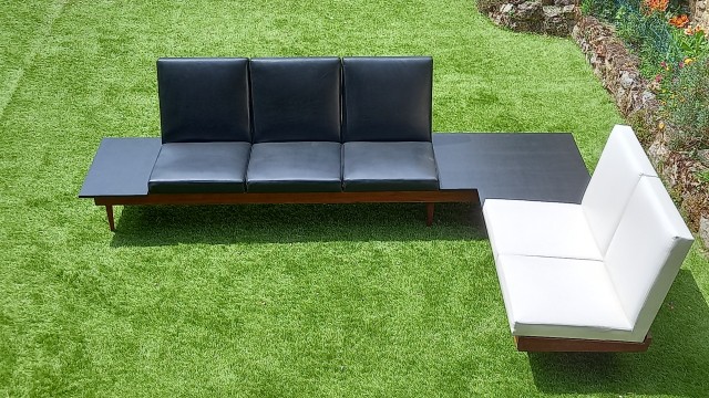 Banquette d'angle vintage – Image 2