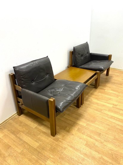 Salon vintage en cuir – Image 5