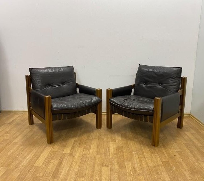 Salon vintage en cuir – Image 6