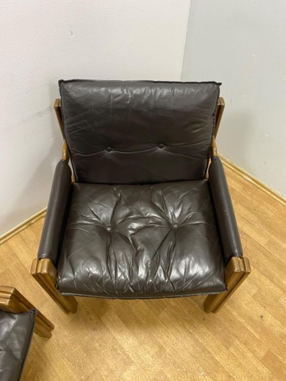 Salon vintage en cuir – Image 7