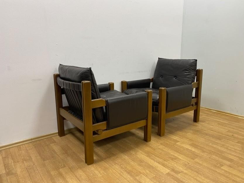 Salon vintage en cuir – Image 8