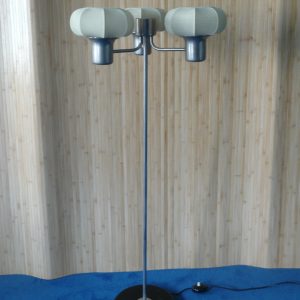 Lampadaire vintage à trois abat jour
