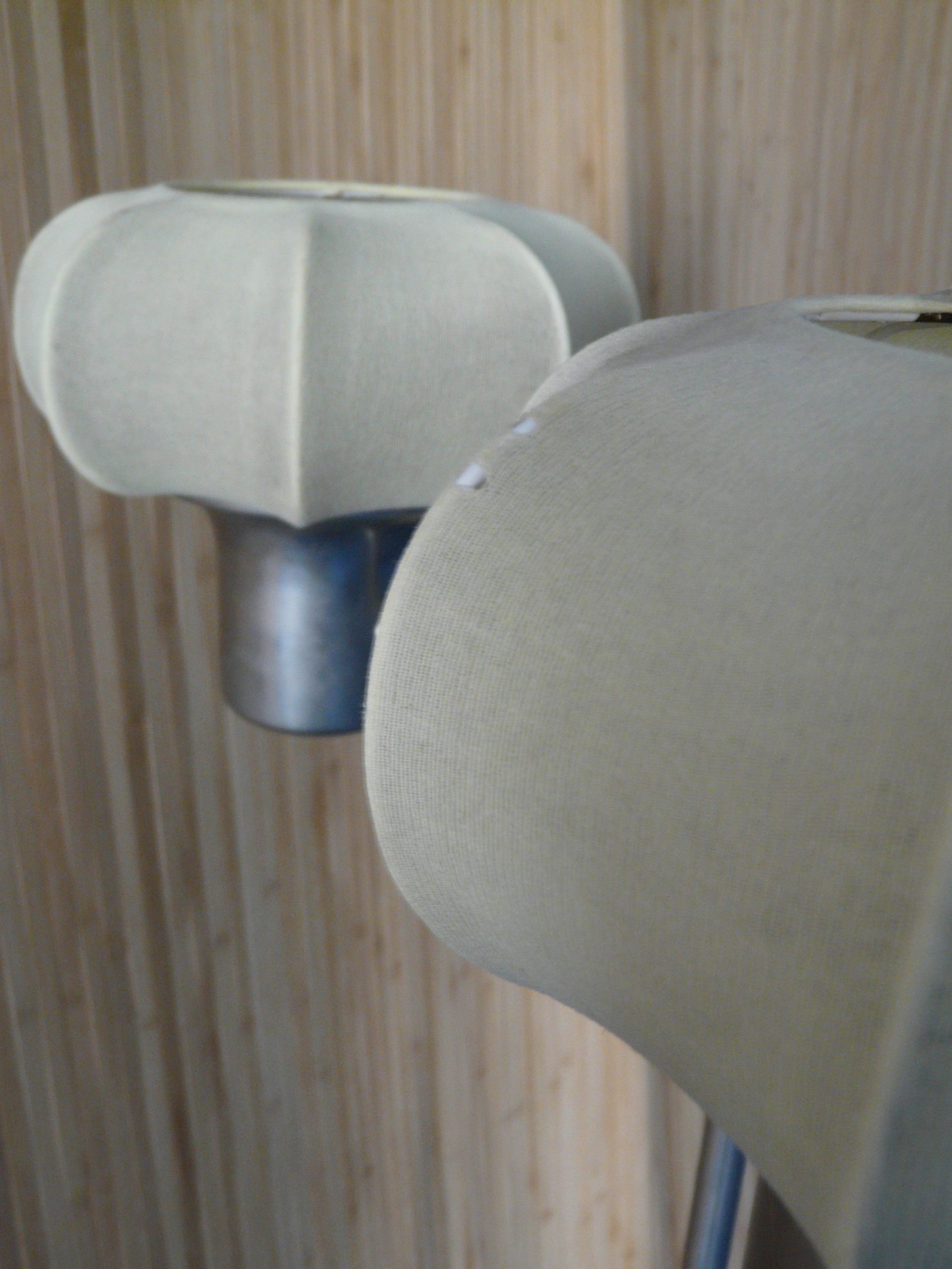 Lampadaire vintage à trois abat jour – Image 8